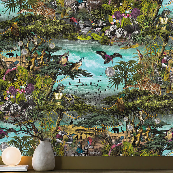 Club Safari (BMGI006/01D) Wallcovering | Brand McKenzie