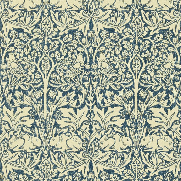 Brer Rabbit Black Wallcovering | William Morris