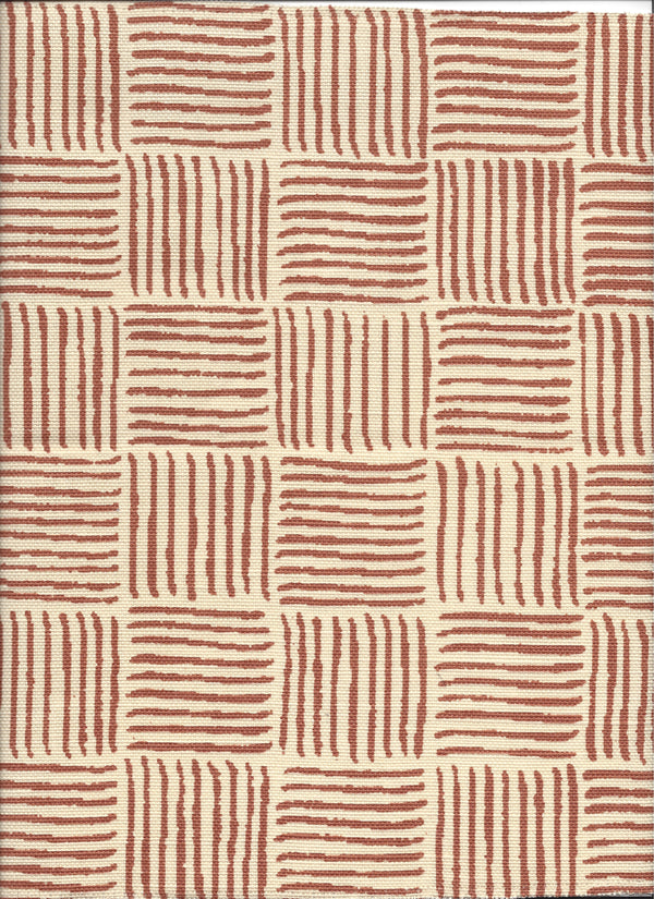 Textura Brique on Tinted Linen Screen Printed Fabric | China Seas