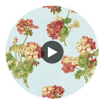 Brock Trellis Aqua Aqua — Thibaut Circular Swatch | Thibaut