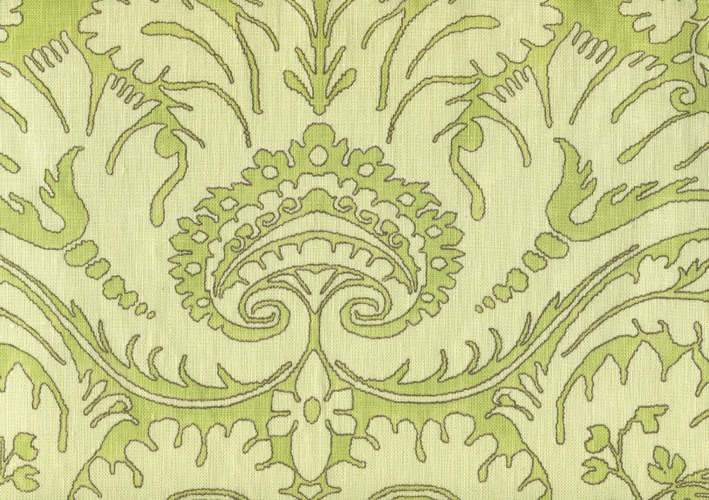 Borghese, Brown Asperge Celadon on Cream