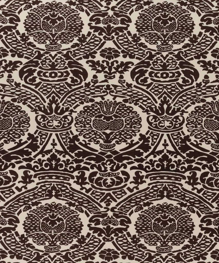 Brown on Taj Ecru Linen