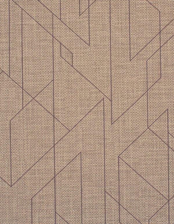 Budapest Zephyr LATTE Wallcovering | Phillipe Romano