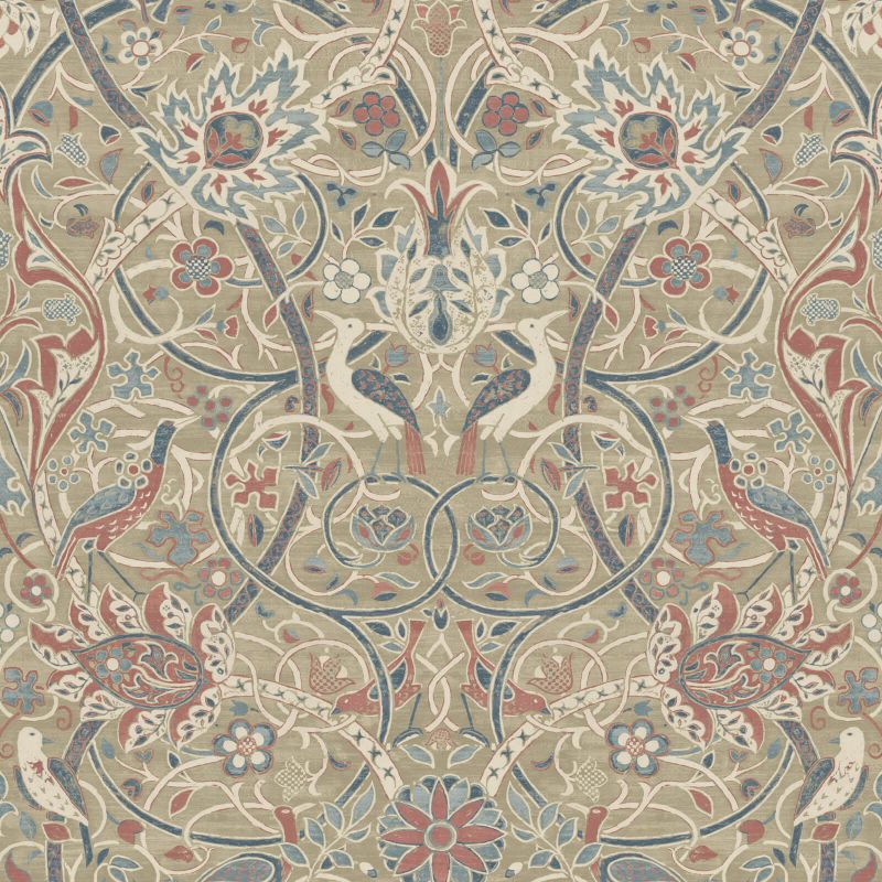 Bullerswood Wallpaper  Spice/Manilla | William Morris