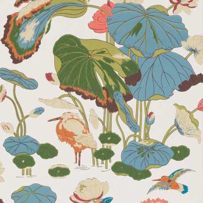 Nympheus - Multi By G P & J Baker | Signature |Animal/Insects Botanical & Floral Wallcovering Print
