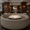 Nassau - Flint Upholstered Banquette | Architectural Fabrics