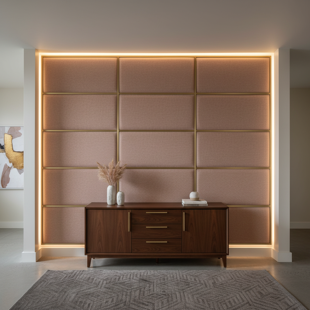 Sisal Bay - Petal Upholstered Wall Panel | Architectural Fabrics