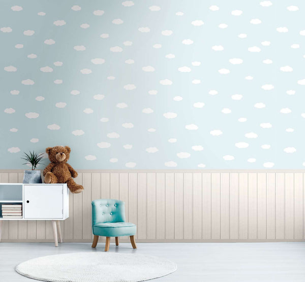 A.s. Creation Design Panel Wallpanel Lightblue Wallcovering | AS Creation