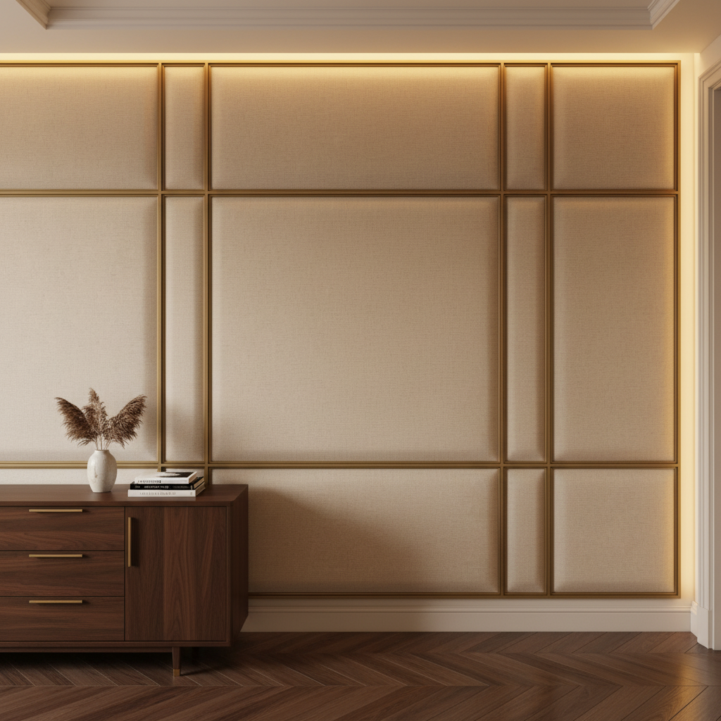 Rainbow Reef - Natural Upholstered Wall Panel | Architectural Fabrics
