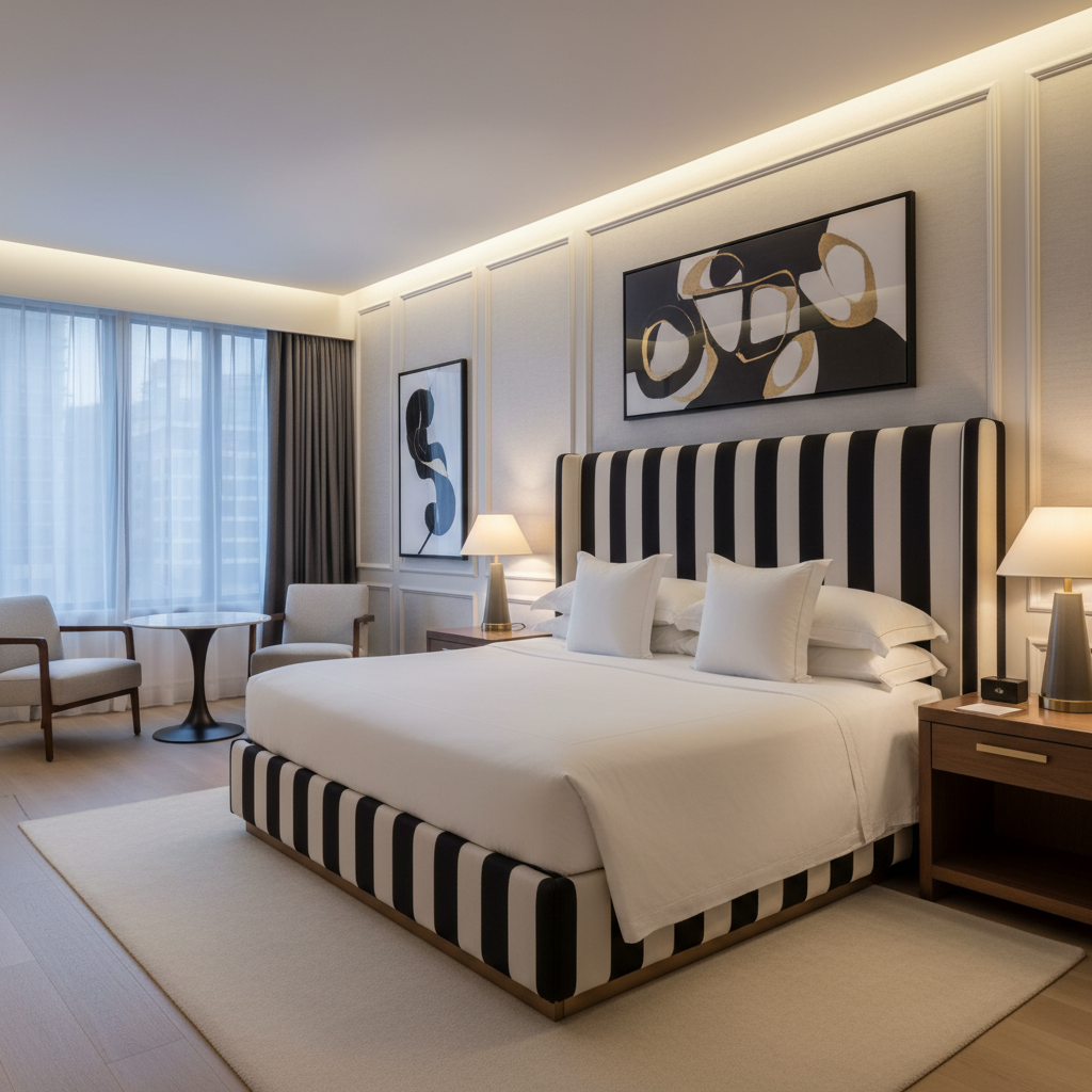 Hillsville Midnight Upholstered Headboard | Architectural Fabrics