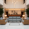 Rattan Bay - Asteroid Upholstered Sofa | Architectural Fabrics