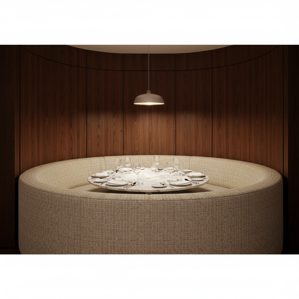 Bellevue - Bellevue Tekloom Performance Upholstered Banquette | Architectural Fabrics