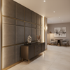Punch Bowl - Cinder Upholstered Wall Panel | Architectural Fabrics
