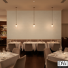 Marseilles Vinyl | Hollywood Wallcoverings - Restaurant Dining commercial room setting