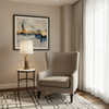 Smooth Pebble Grain Soft Taupe Upholstered Chair | Architectural Fabrics