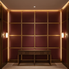 Maya Riviera - Claret Upholstered Wall Panel | Architectural Fabrics