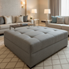 Tortola - Coast Upholstered Ottoman | Architectural Fabrics