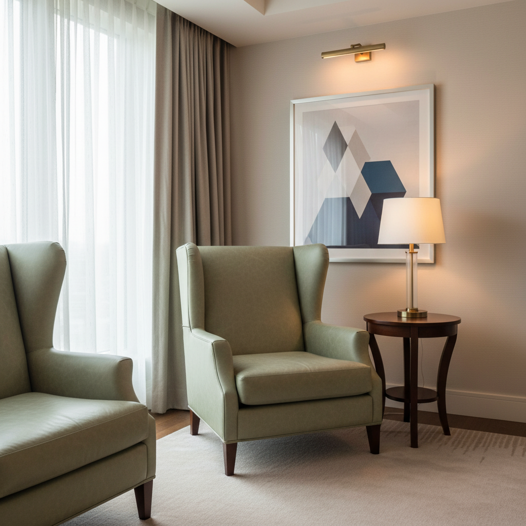 Smooth Pebble Grain Dusty Sage Upholstered Chair | Architectural Fabrics