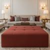 Storm Bay - Passion Upholstered Ottoman | Architectural Fabrics