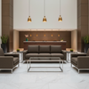 Aspect - Deep Umber Performance Polyurethane Upholstered Sofa | Architectural Fabrics