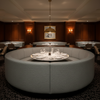 Turquoise Bay - Alloy Upholstered Banquette | Architectural Fabrics