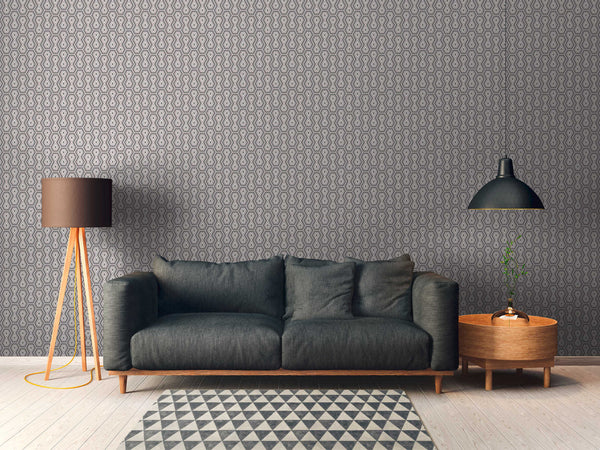 Jungle Chic Gray Wallcovering | AS Creation