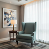 Peter Island - Aqua Upholstered Chair | Architectural Fabrics