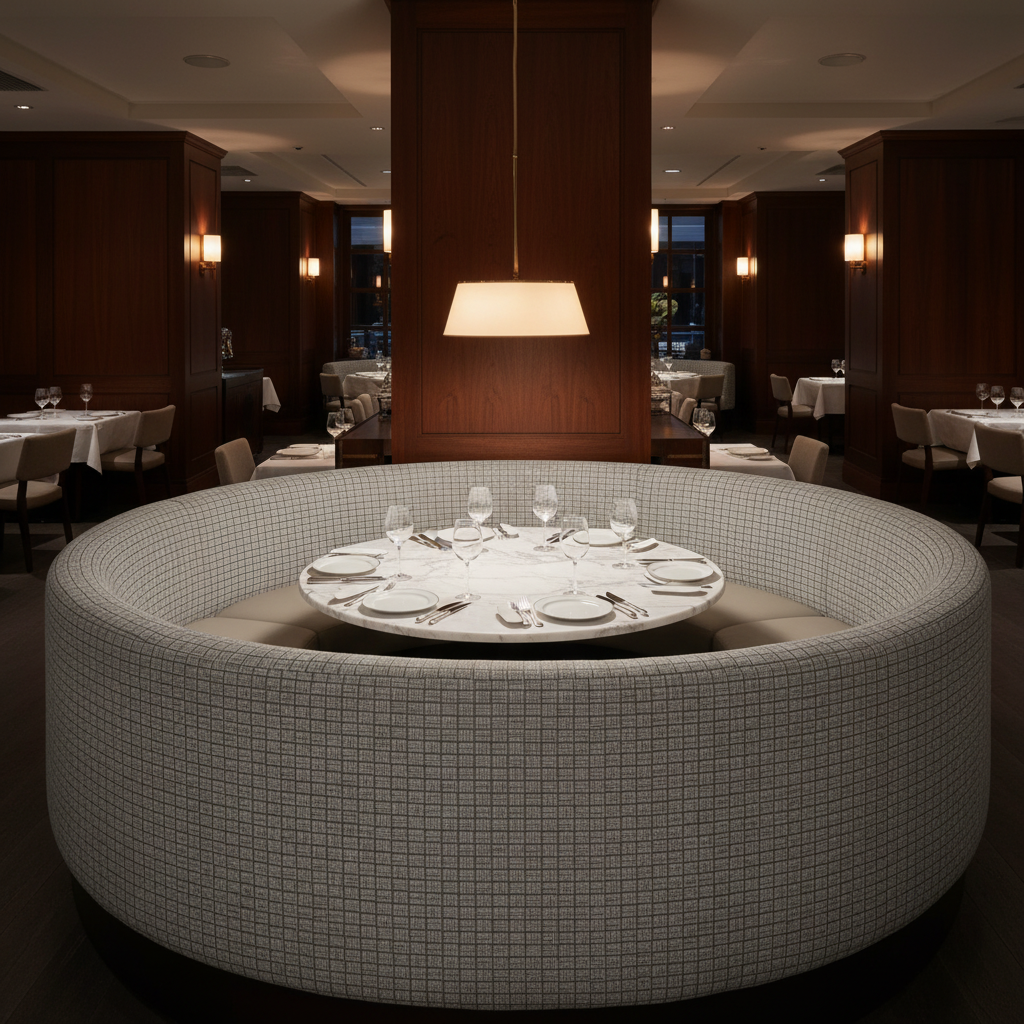 Bellevue - Bellevue Tekloom Performance Upholstered Banquette | Architectural Fabrics
