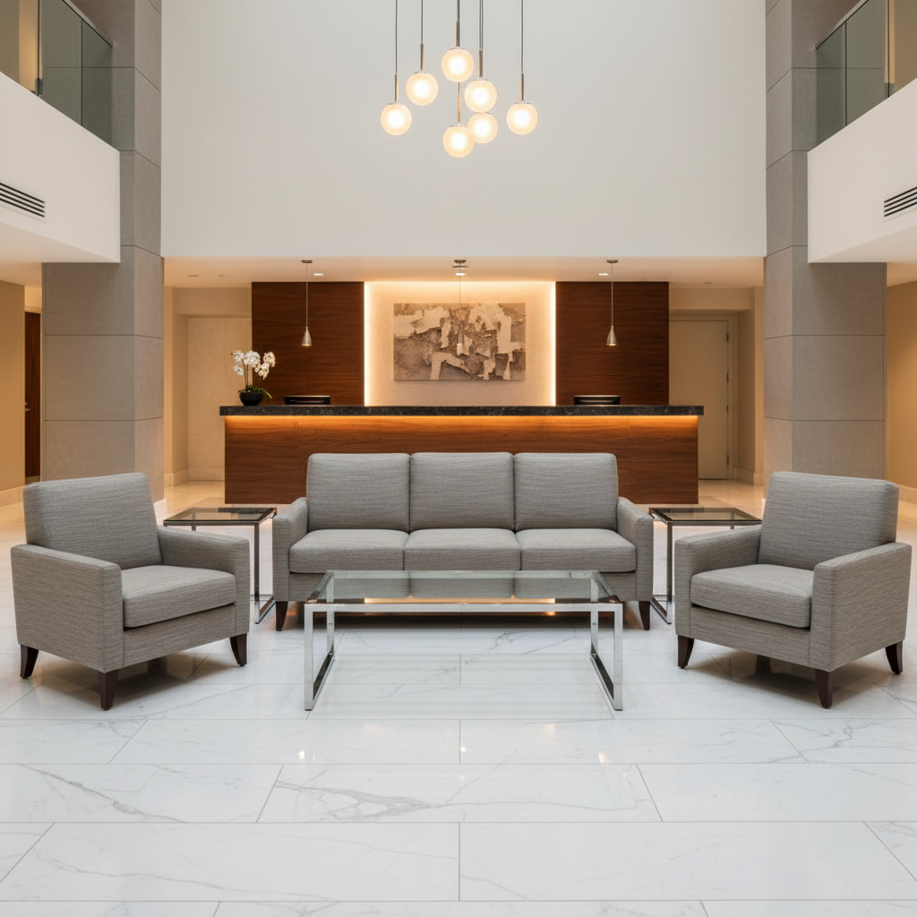 Treasure Beach - Fog Upholstered Sofa | Architectural Fabrics