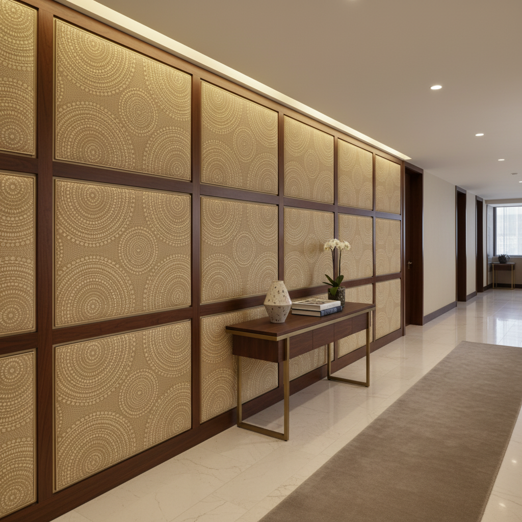 Virgin Gorda - Bamboo Upholstered Wall Panel | Architectural Fabrics