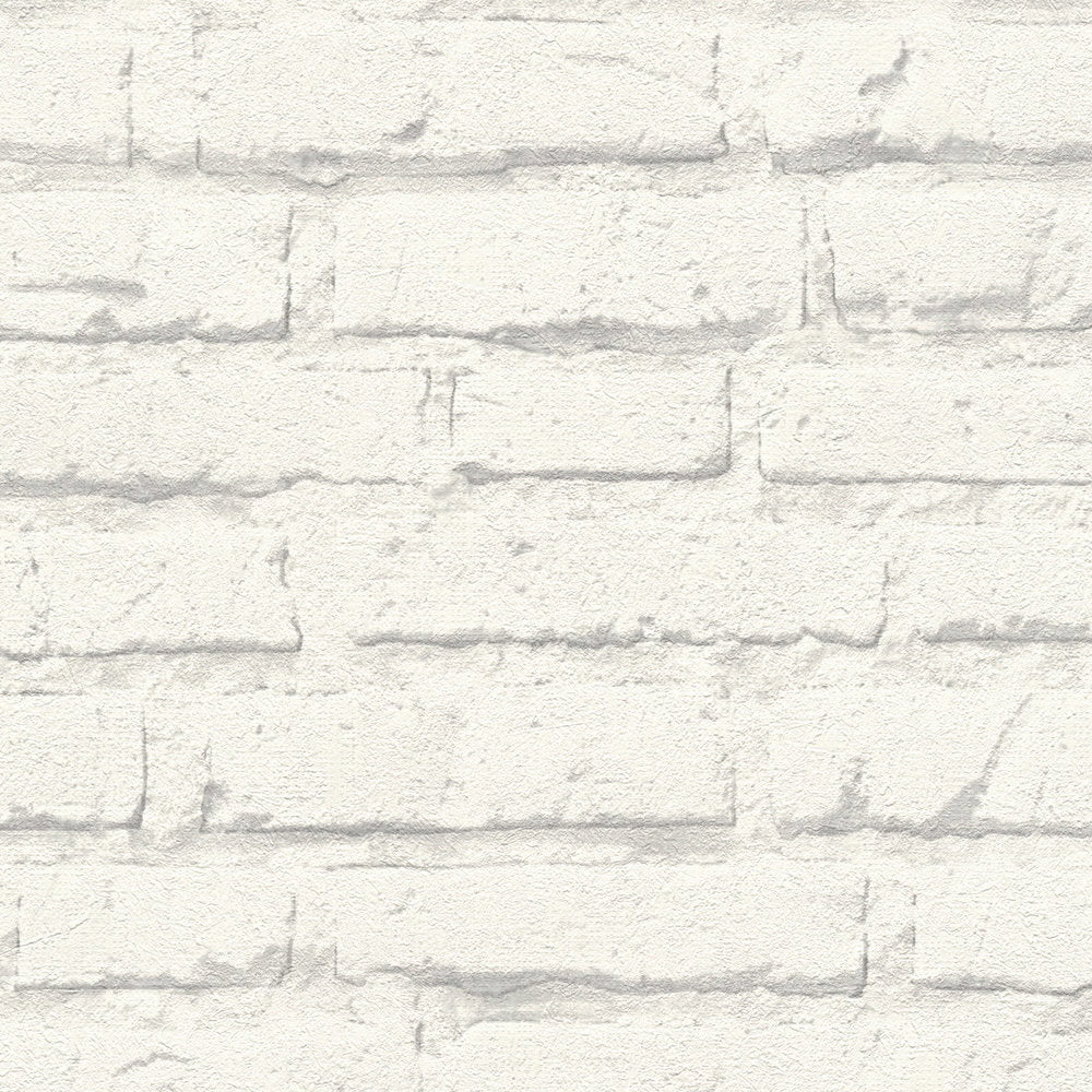 Shades of White Light Gray Wallcovering | AS Creation