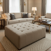 Turneffe - Fossil Upholstered Ottoman | Architectural Fabrics