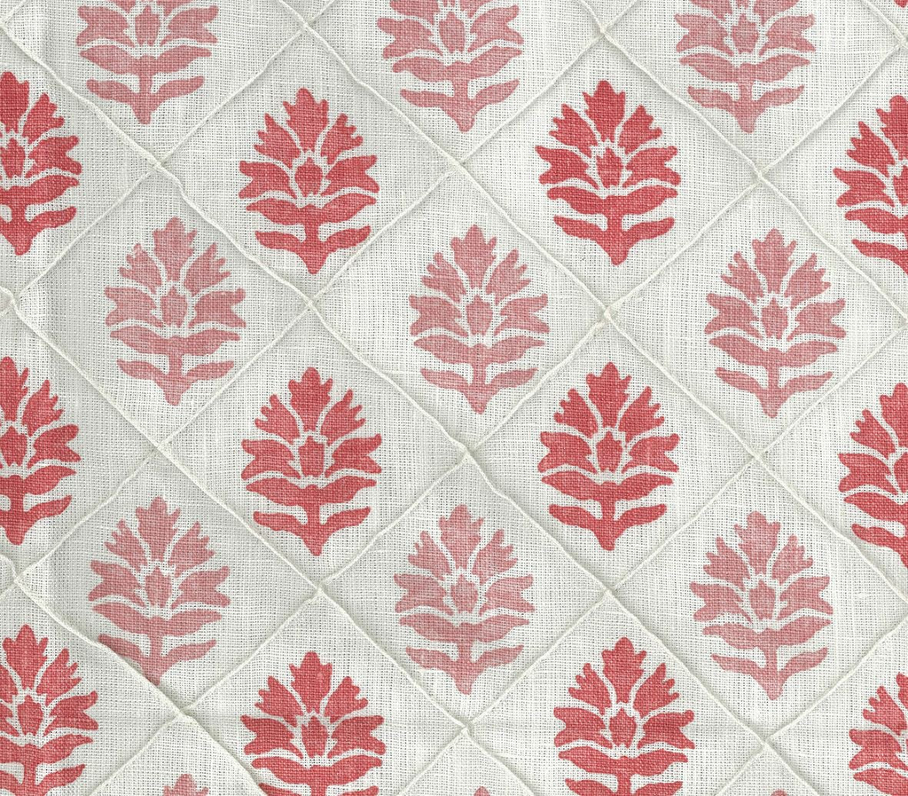 DWCY-900163 Nina Campbell Fabric Coral designer-wallcoverings-los-angeles