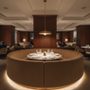 Ultrasuede  Fawn Brown Upholstered Banquette | Ultrasuede Upholstery
