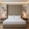 Algiers - Taupe Performance Vinyl Upholstered Headboard | Architectural Fabrics