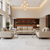 Amalfi - Oatmeal Indoor/Outdoor Vinyl Upholstered Sofa | Architectural Fabrics