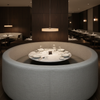 Rattan Bay - Metal Upholstered Banquette | Architectural Fabrics