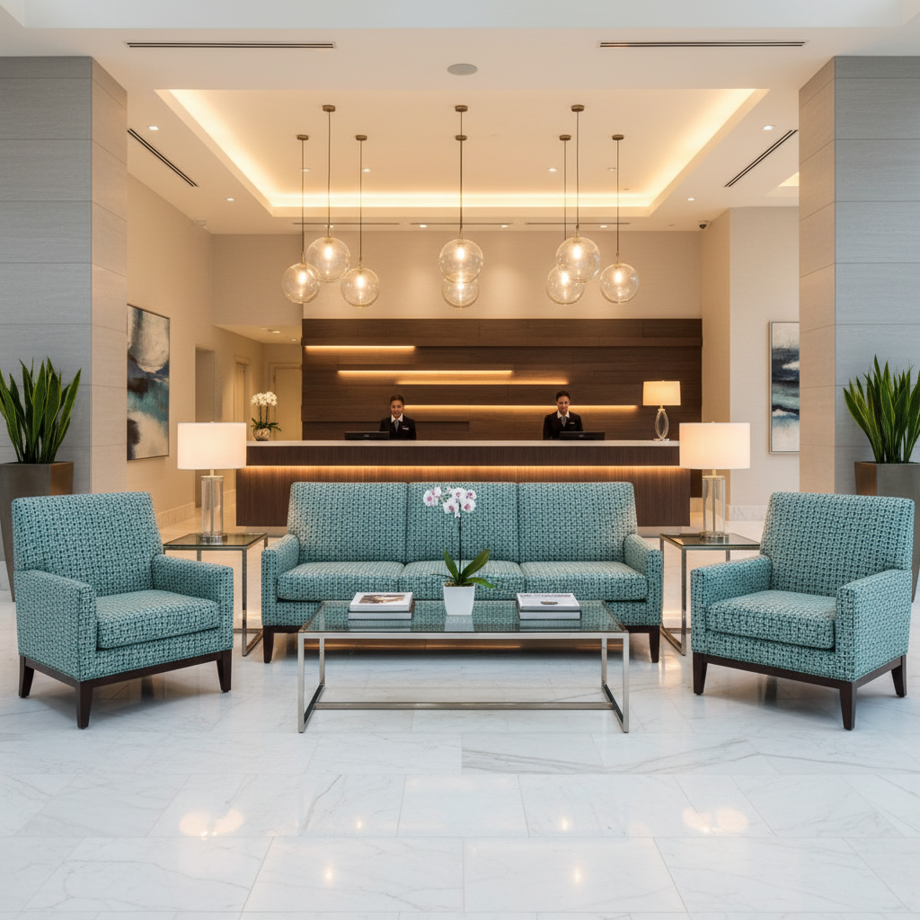 Bellevue - Bellevue Tekloom Performance Upholstered Sofa | Architectural Fabrics