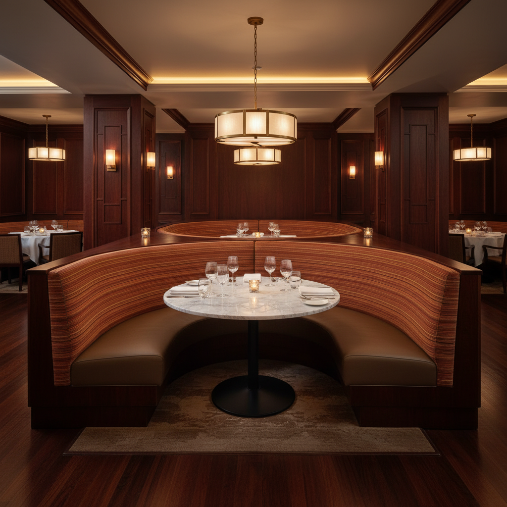 Montego - Zest Upholstered Banquette | Architectural Fabrics