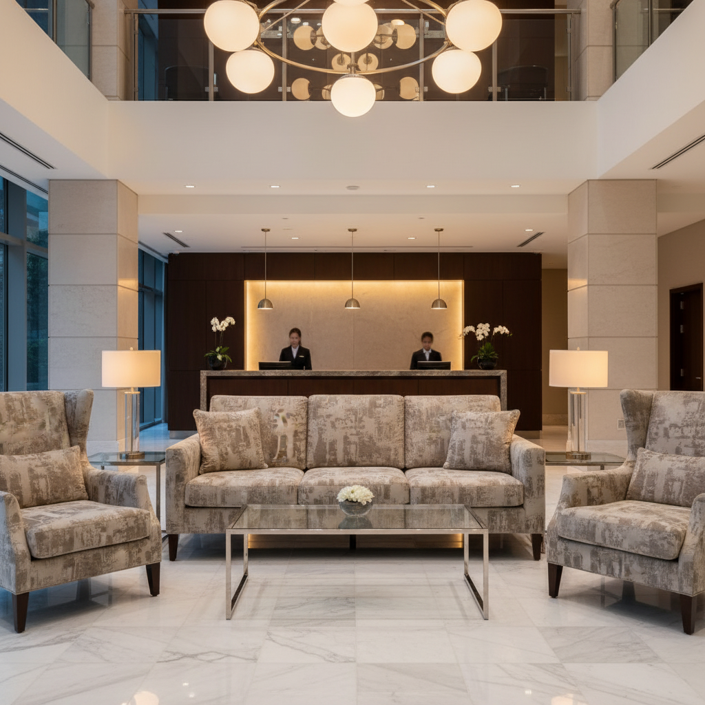 Turf Bay - Moonstone Upholstered Sofa | Architectural Fabrics