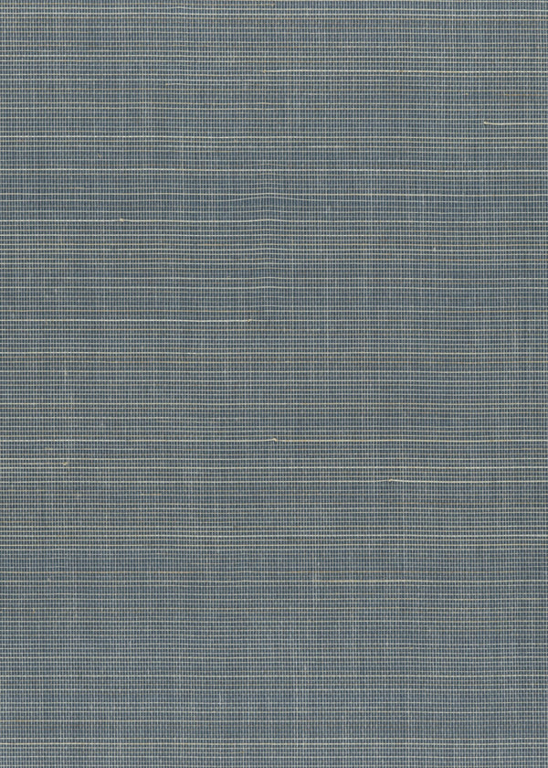 Wellfleet-Blue Coral Abaca Wallcovering | Phillipe Romano