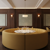 Soper Hole - Celadon Upholstered Banquette | Architectural Fabrics