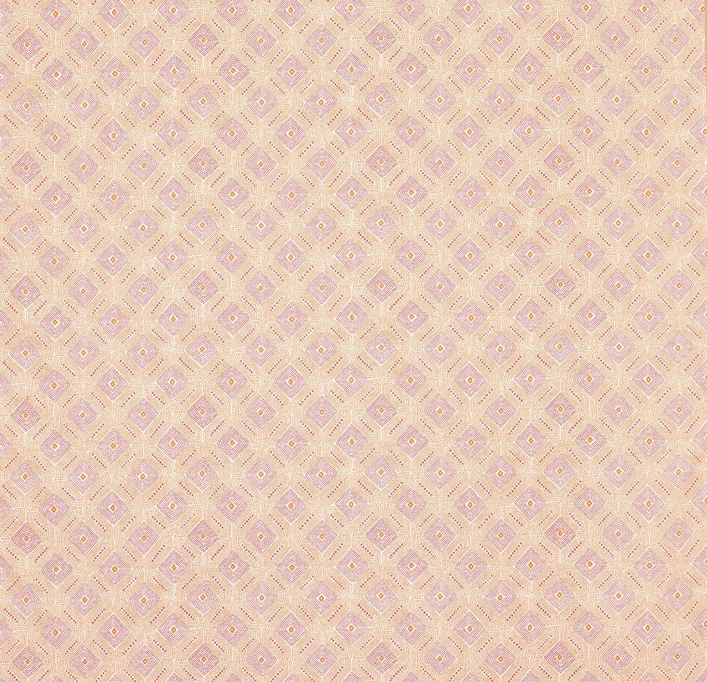 DWCY-900125 Nina Campbell Fabric Peach Beige designer-wallcoverings-los-angeles