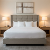 Abaca - Stone Weave Tekloom Performance Upholstered Headboard | Architectural Fabrics
