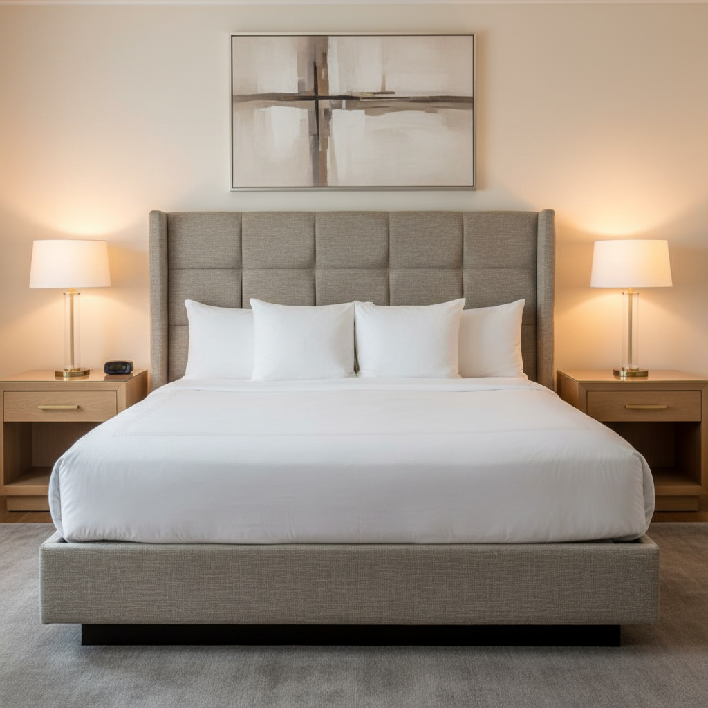 Abaca - Stone Weave Tekloom Performance Upholstered Headboard | Architectural Fabrics