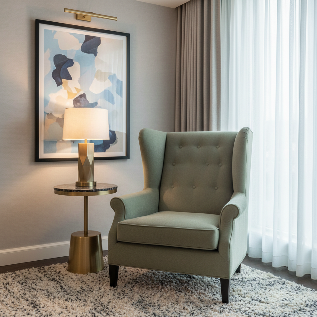 Maho Bay - Pesto Upholstered Chair | Architectural Fabrics