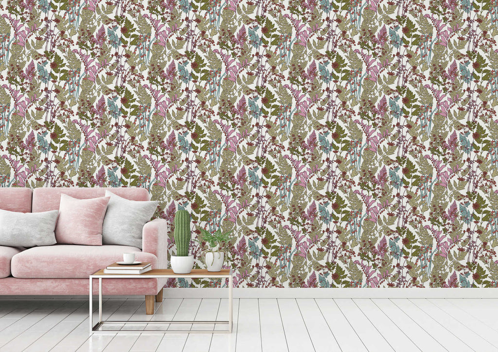 Floral Impression Cream Wallcovering | AS Creation