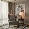 Maho Bay - Mineral Upholstered Chair | Architectural Fabrics