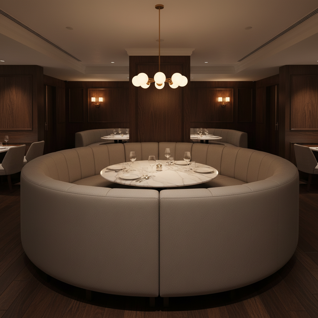 Quintana Bay - Barista Upholstered Banquette | Architectural Fabrics