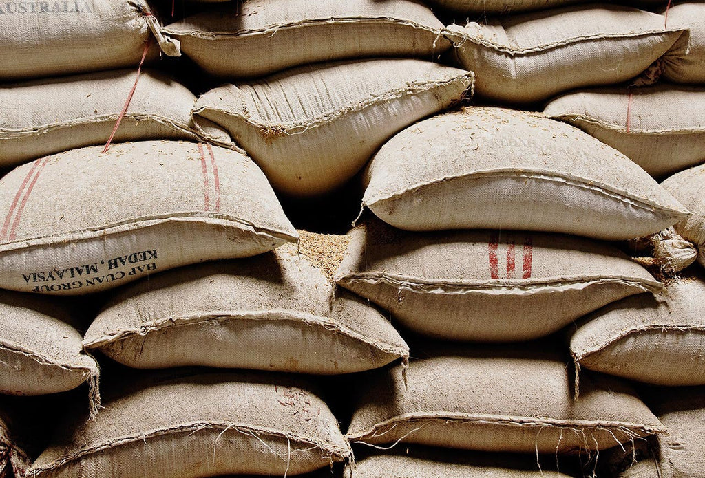 Sacks of Coffee Beans